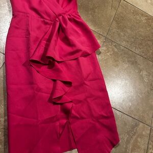 Elliatt Fuchsia Asymmetrical Dress